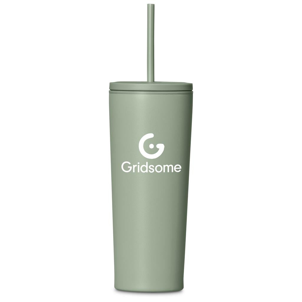 Kooshty Concorde Stainless Steel & Plastic Double-Wall Tumbler & Straw - 720ml Mirelle Leather and Lifestyle