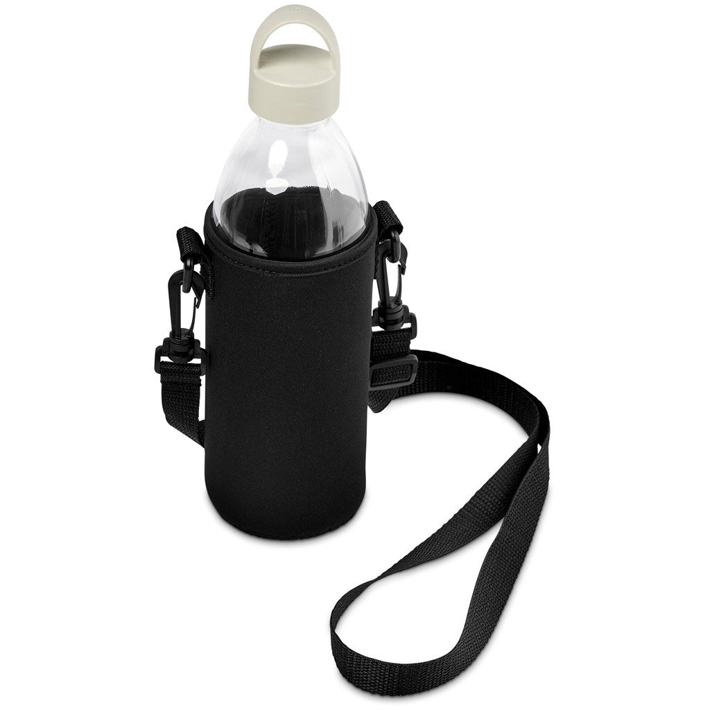 Kooshty Hands-Free Glass Water Bottle – 850ml - Cream - MIRELLE Leather and Lifestyle