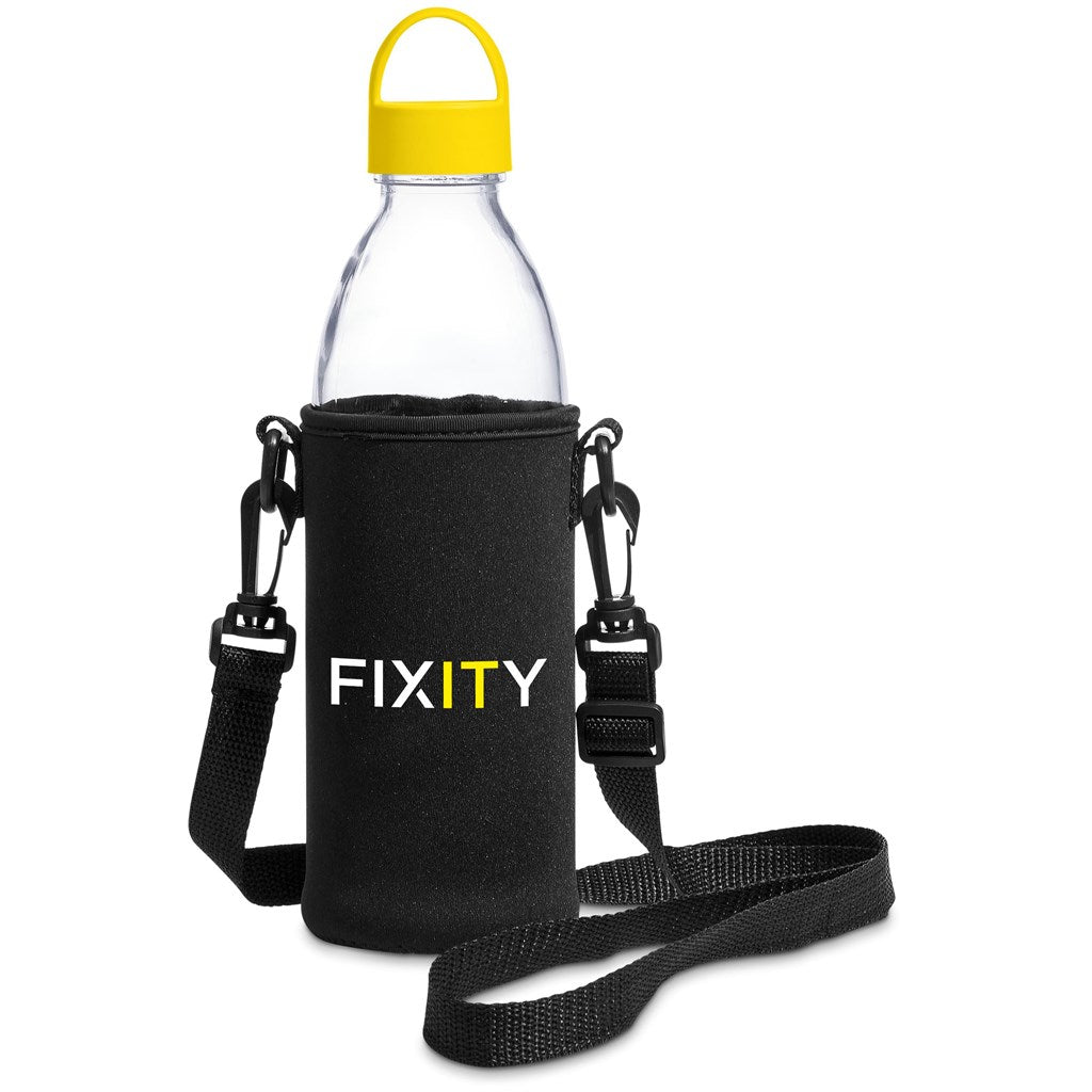 Kooshty Hands-Free Glass Water Bottle – 850ml - Yellow - MIRELLE Leather and Lifestyle