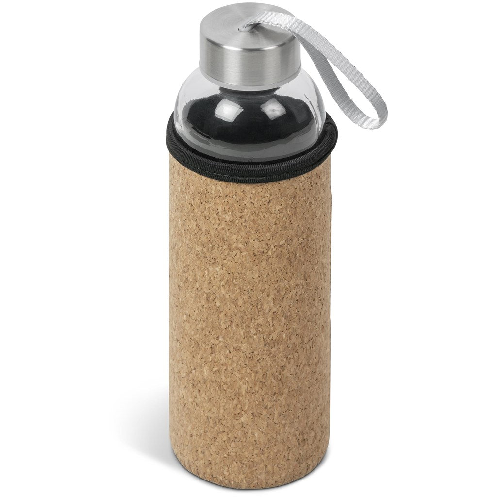 Kooshty Kork Glass Water Bottle - 500ml ZA Bottles,Drinkware Ideas Mirelle Leather and Lifestyle