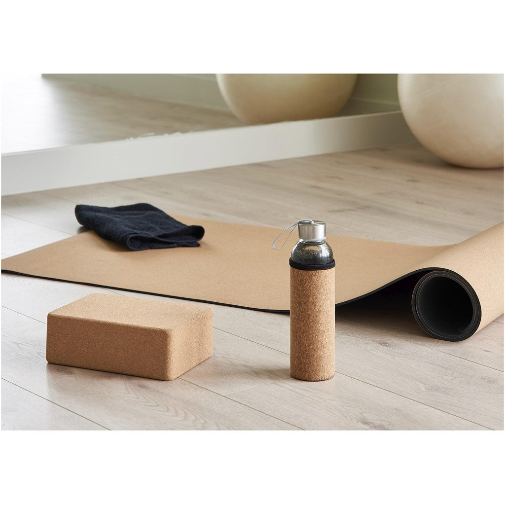Kooshty Kork Glass Water Bottle - 500ml ZA Bottles,Drinkware Ideas Mirelle Leather and Lifestyle
