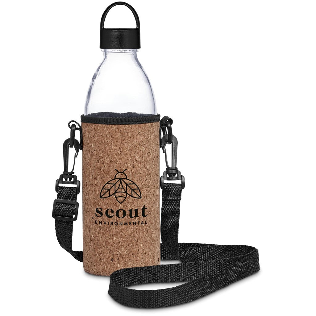 Kooshty Kork Hands-Free Glass Water Bottle – 850ml ZA Drinkware,Bottles,Drinkware Ideas,Drinkware Mirelle Leather and Lifestyle