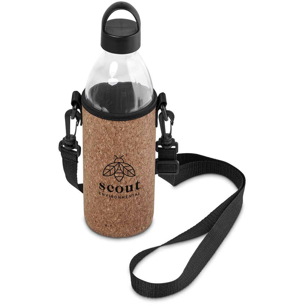 Kooshty Kork Hands-Free Glass Water Bottle – 850ml ZA Drinkware,Bottles,Drinkware Ideas,Drinkware Mirelle Leather and Lifestyle