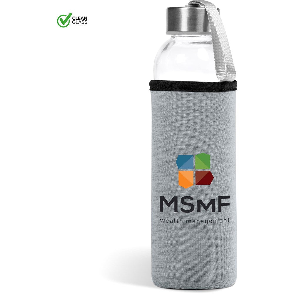 Kooshty Larney Glass Water Bottle - 500ml ZA Drinkware,Bottles,Drinkware Mirelle Leather and Lifestyle