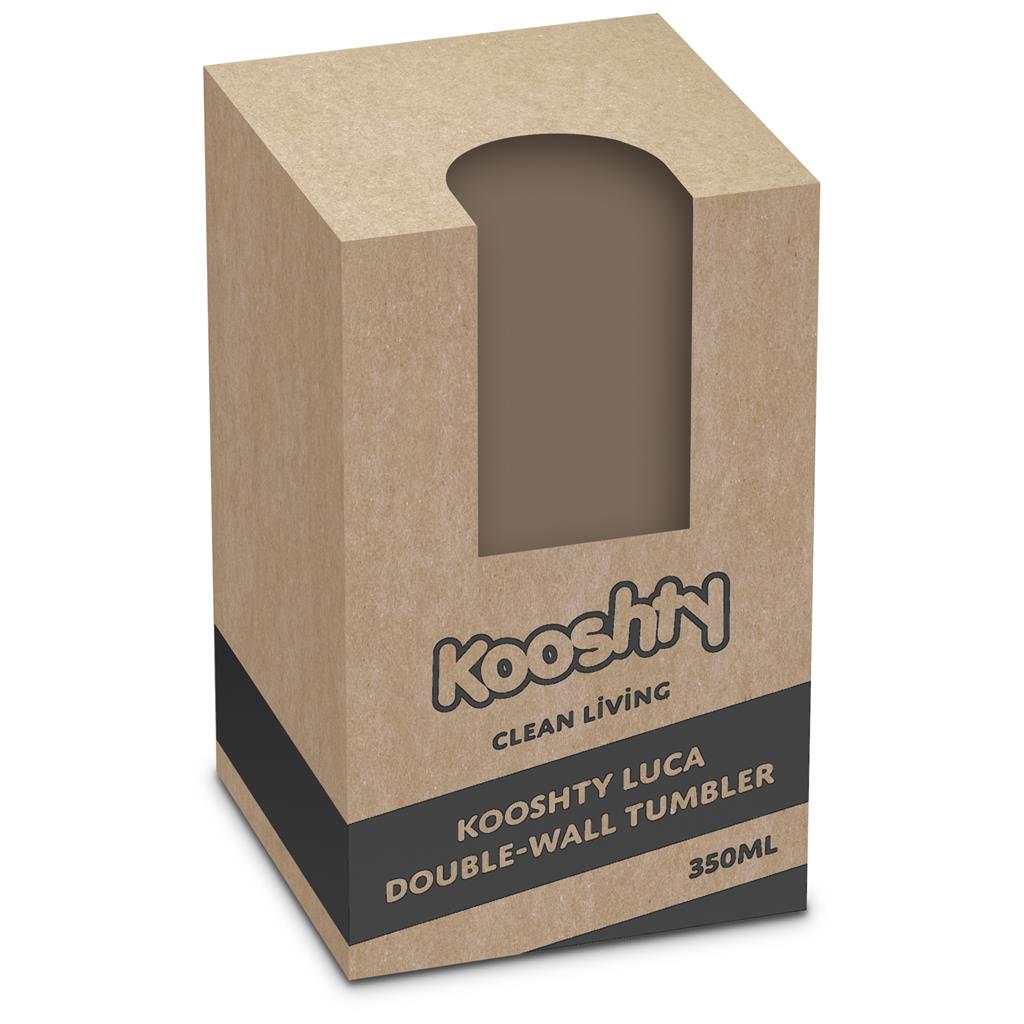 Kooshty Luca Stainless Steel & Plastic Double-Wall Tumbler – 350ml ZA Travel Mugs and Tumblers,Drinkware Mirelle Leather and Lifestyle