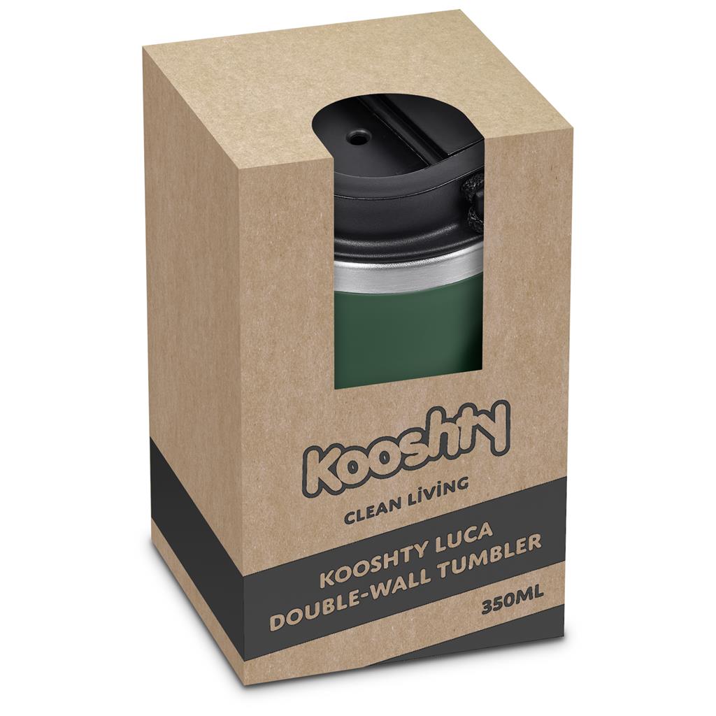 Kooshty Luca Stainless Steel & Plastic Double-Wall Tumbler – 350ml ZA Travel Mugs and Tumblers,Drinkware Mirelle Leather and Lifestyle