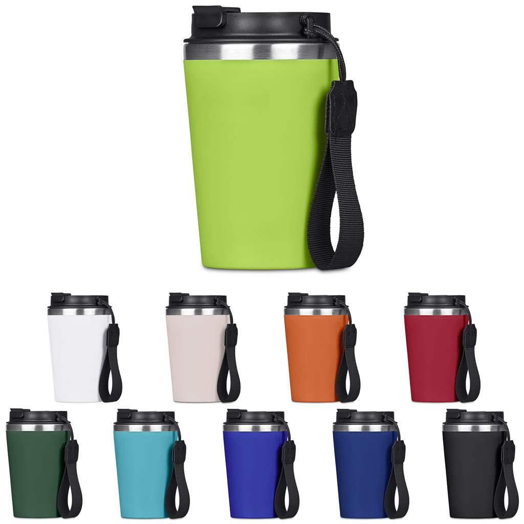 Kooshty Luca Stainless Steel & Plastic Double-Wall Tumbler – 350ml ZA Travel Mugs and Tumblers,Drinkware Mirelle Leather and Lifestyle