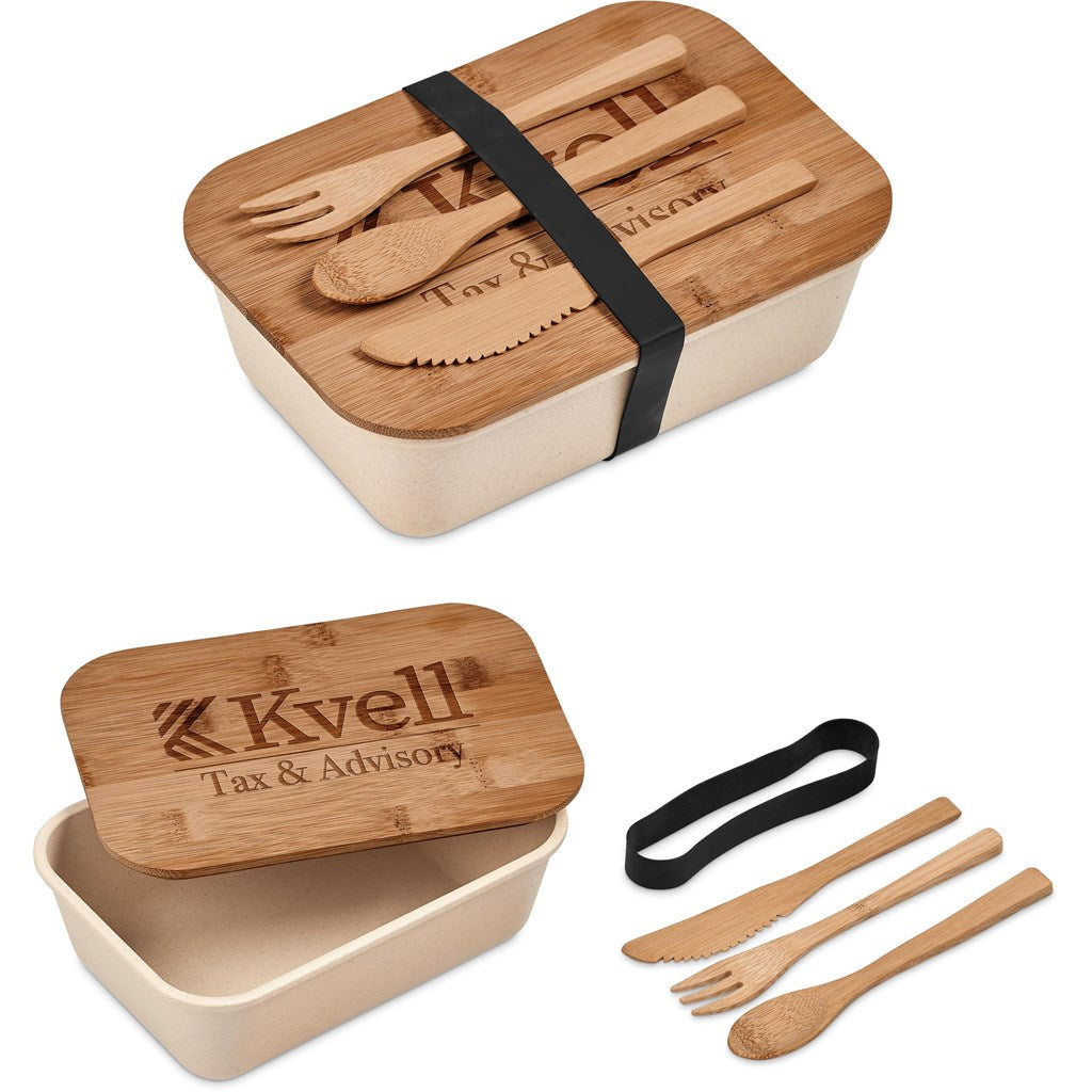 Kooshty Natura Plus Bamboo Fibre Lunch Box Set Mirelle Leather and Lifestyle