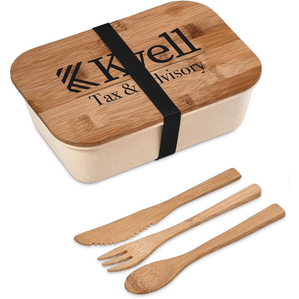 Kooshty Natura Plus Bamboo Fibre Lunch Box Set Mirelle Leather and Lifestyle
