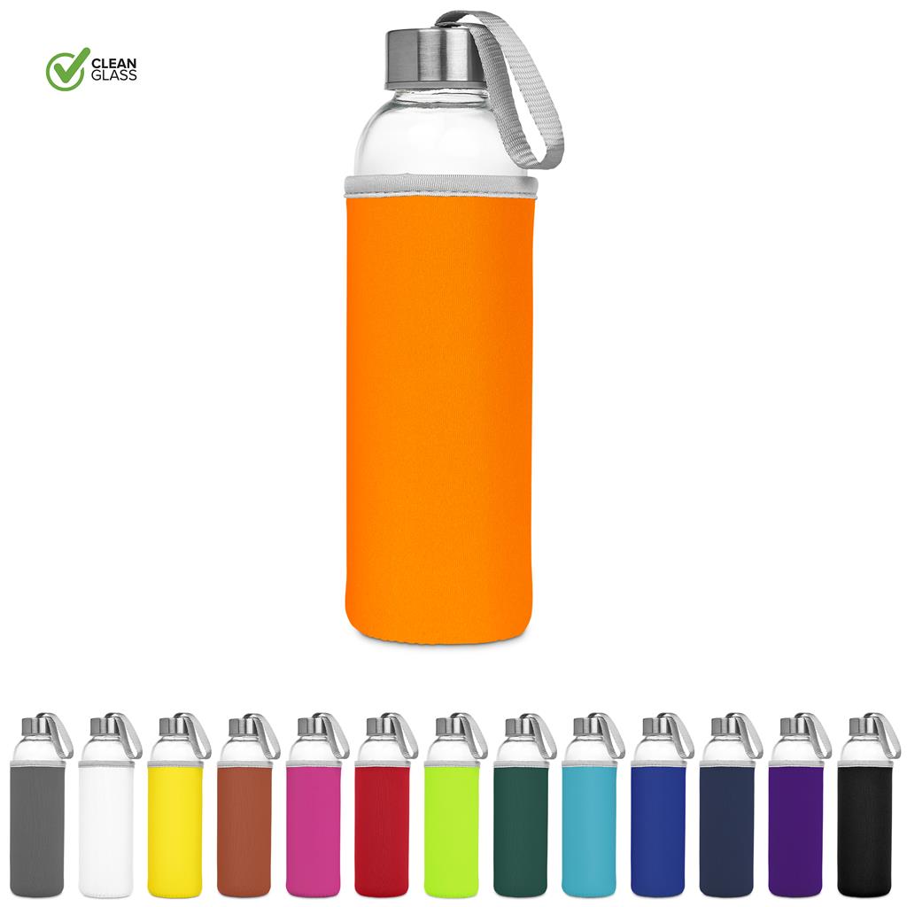 Kooshty Neo Glass Water Bottle - 500ml Mirelle Leather and Lifestyle