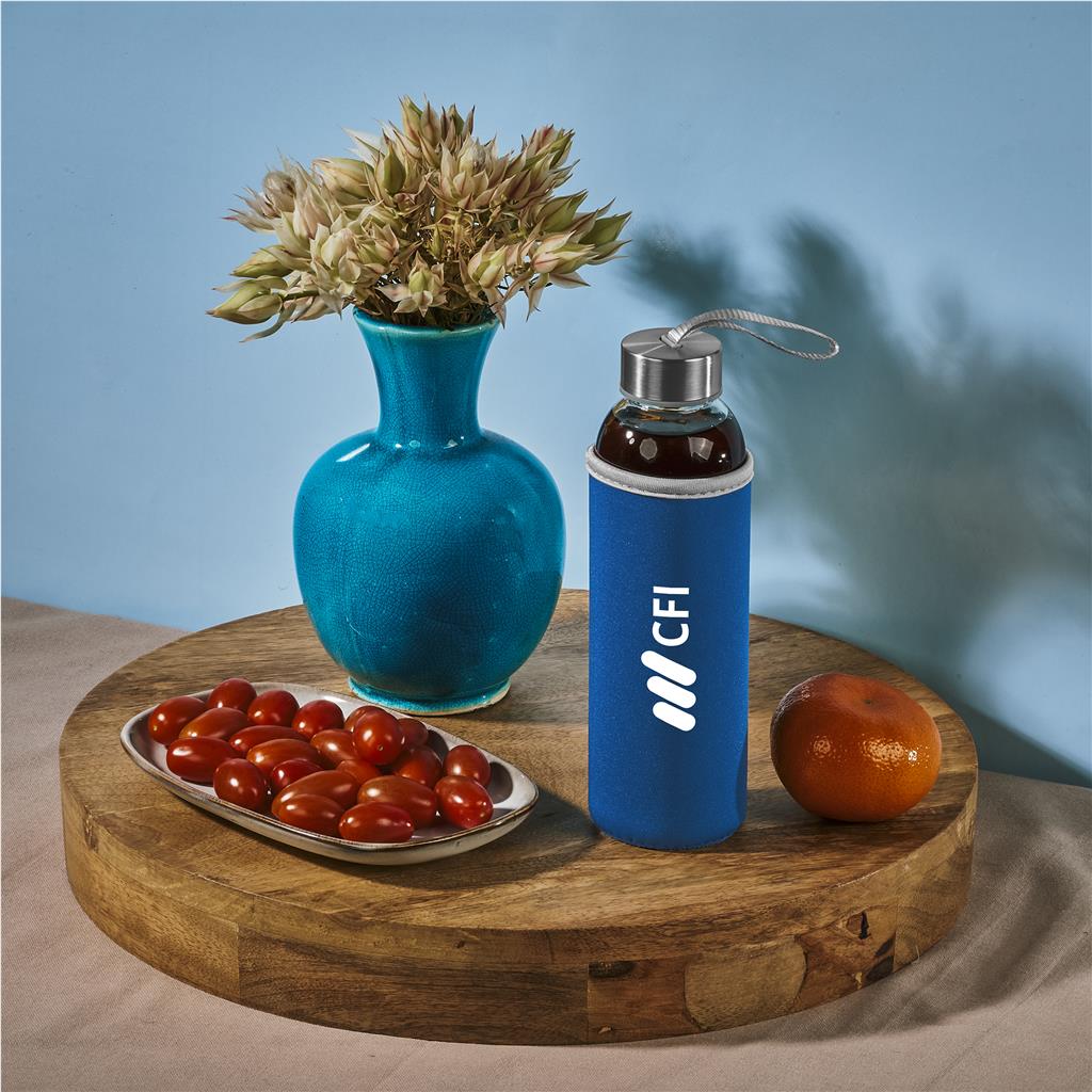 Kooshty Neo Glass Water Bottle - 500ml Mirelle Leather and Lifestyle