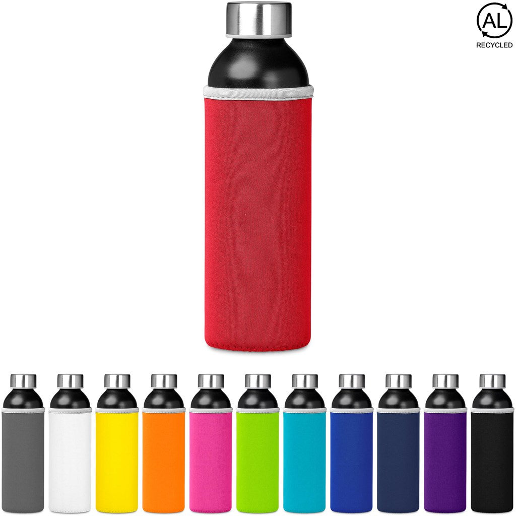 Kooshty Nostro Recycled Aluminium Water Bottle - 650ml ZA Bottles,Recycled Drinkware Mirelle Leather and Lifestyle
