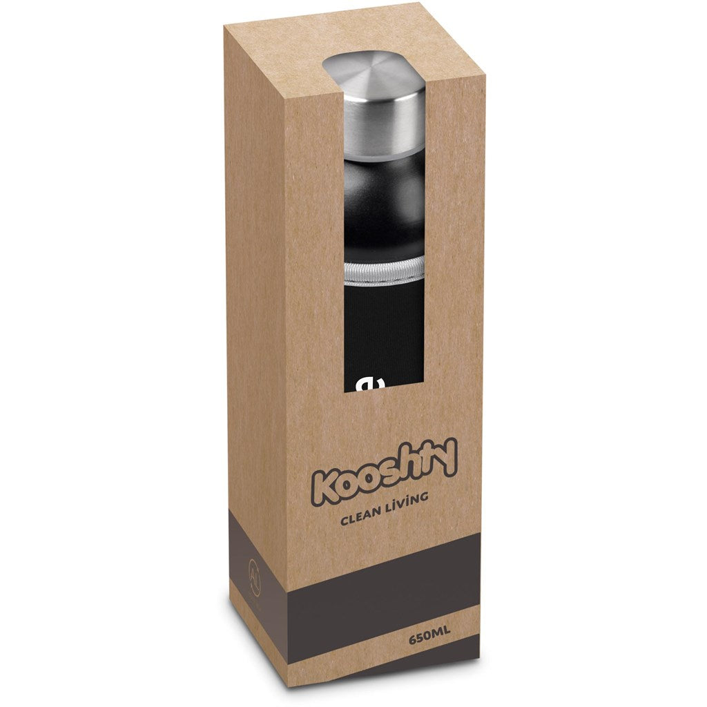 Kooshty Nostro Recycled Aluminium Water Bottle - 650ml ZA Bottles,Recycled Drinkware Mirelle Leather and Lifestyle