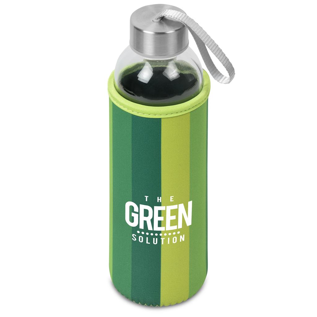 Kooshty Quirky Glass Water Bottle - 500ml Mirelle Leather and Lifestyle