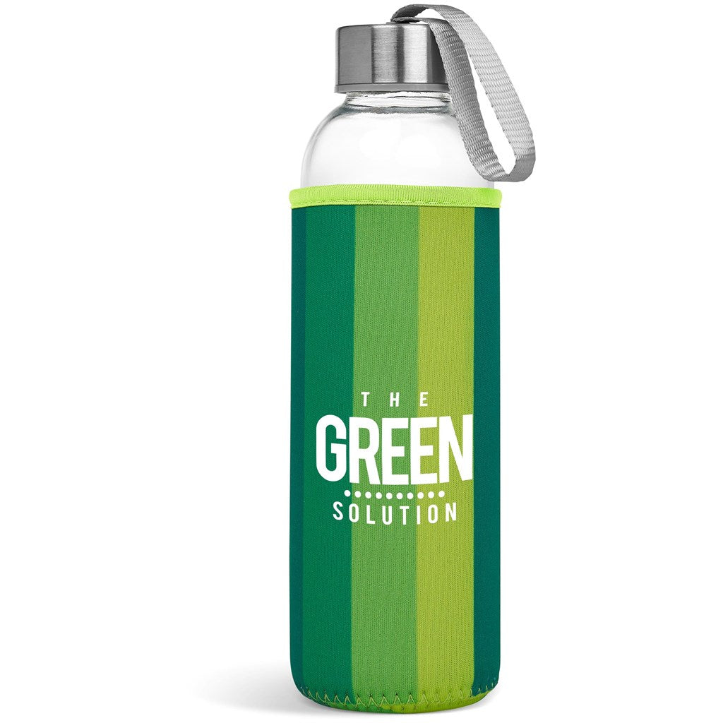 Kooshty Quirky Glass Water Bottle - 500ml Mirelle Leather and Lifestyle