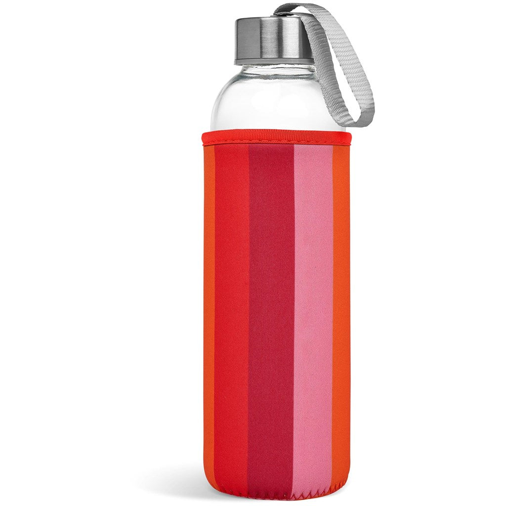 Kooshty Quirky Glass Water Bottle - 500ml Mirelle Leather and Lifestyle