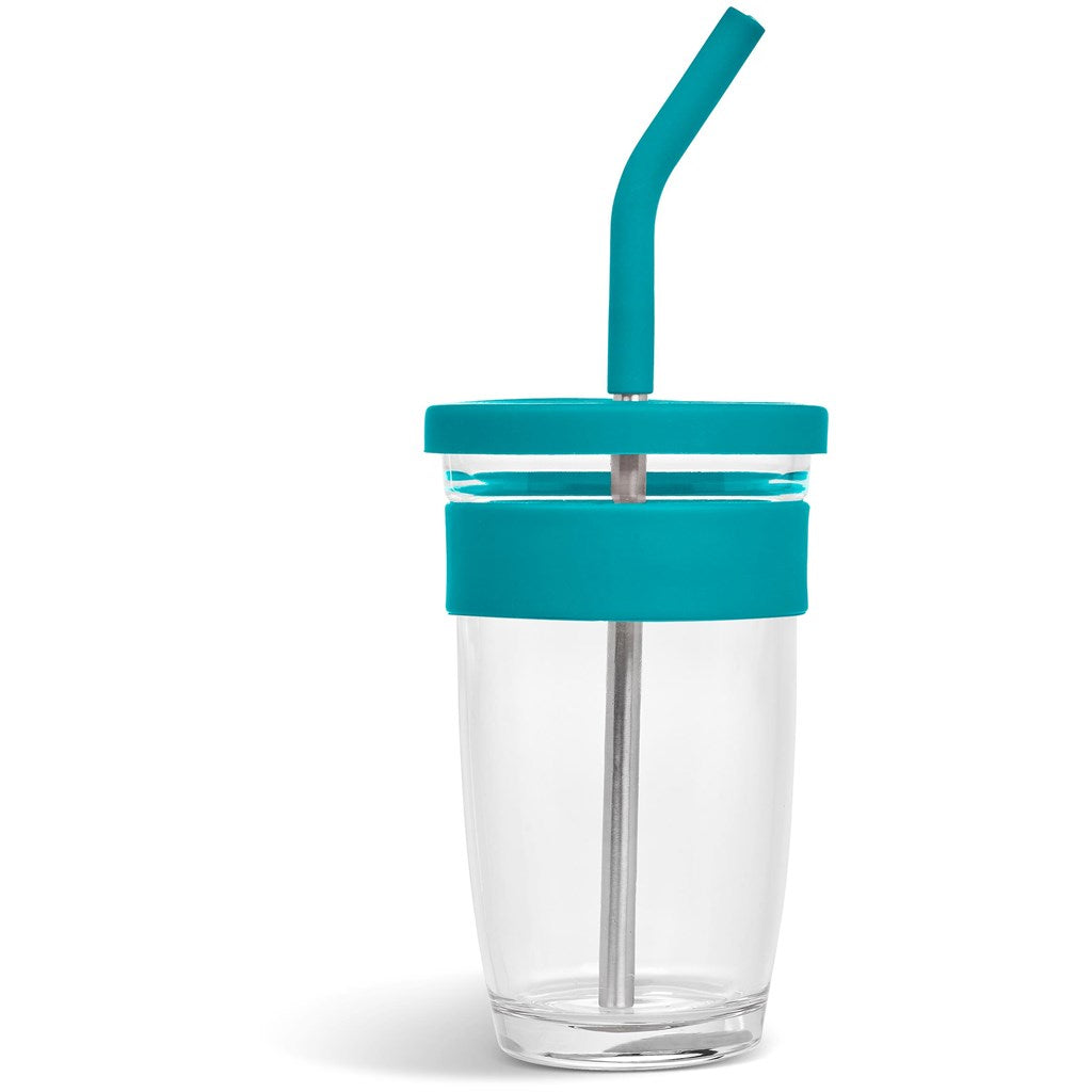 Kooshty Slurp Glass Kup & Straw - 480ML - MIRELLE Leather and Lifestyle