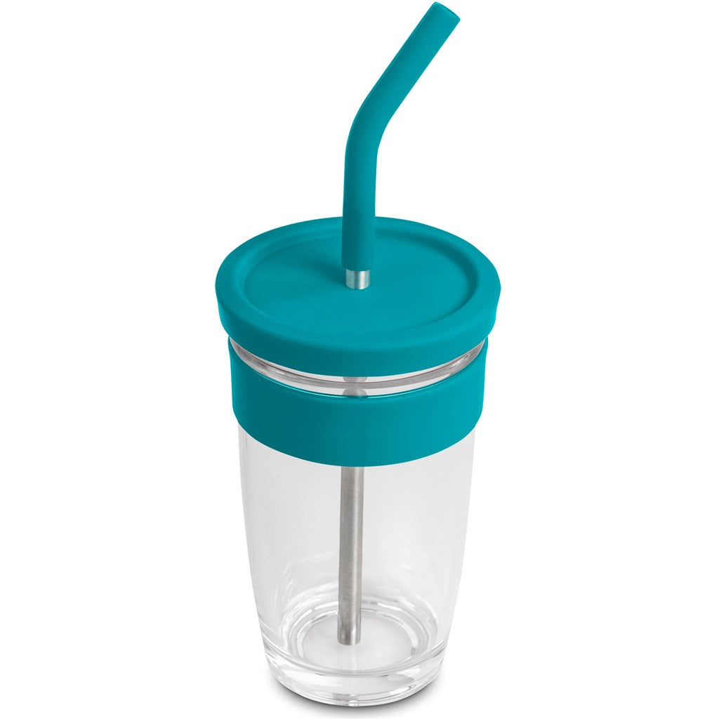 Kooshty Slurp Glass Kup & Straw - 480ML - MIRELLE Leather and Lifestyle