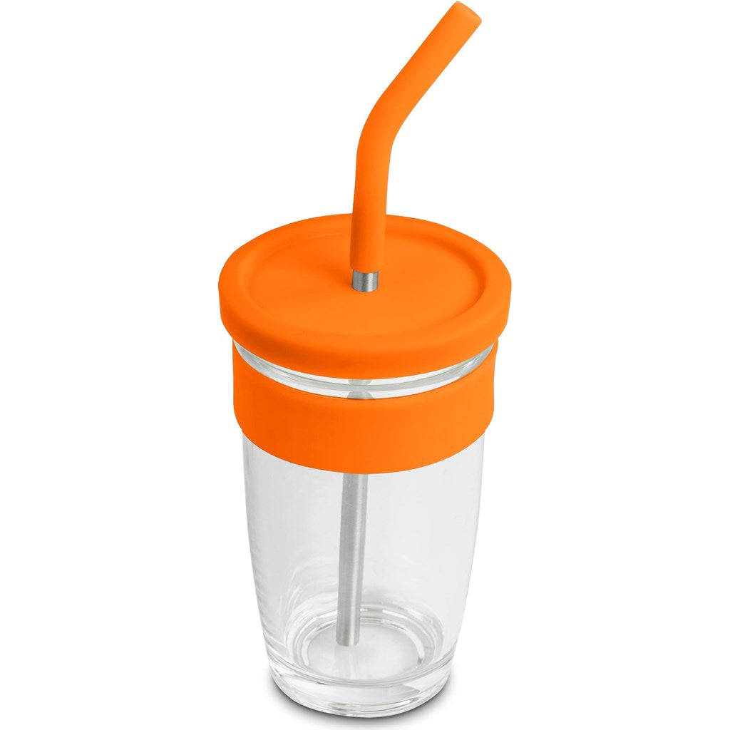 Kooshty Slurp Glass Kup & Straw - 480ML - MIRELLE Leather and Lifestyle