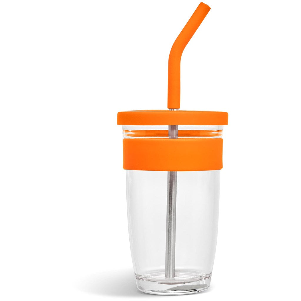 Kooshty Slurp Glass Kup & Straw - 480ML - MIRELLE Leather and Lifestyle