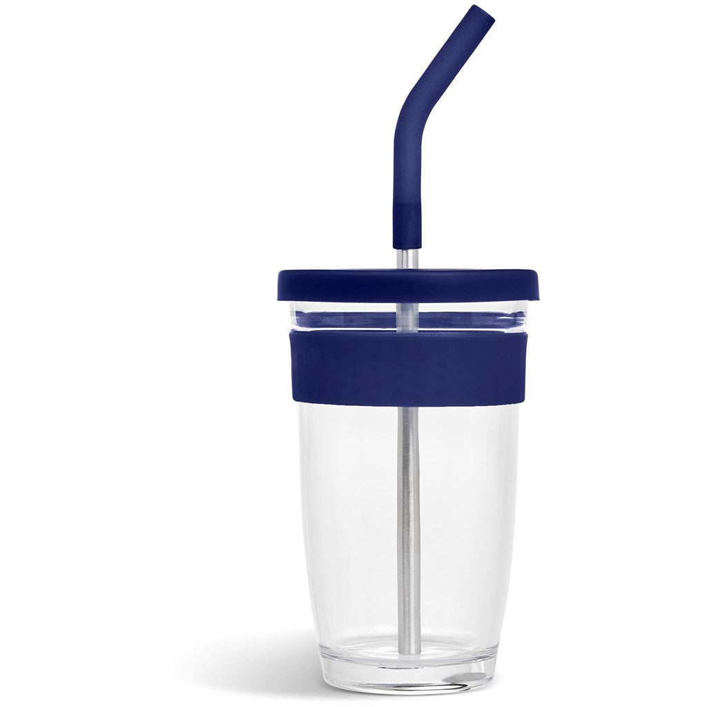 Kooshty Slurp Glass Kup & Straw - 480ML - MIRELLE Leather and Lifestyle