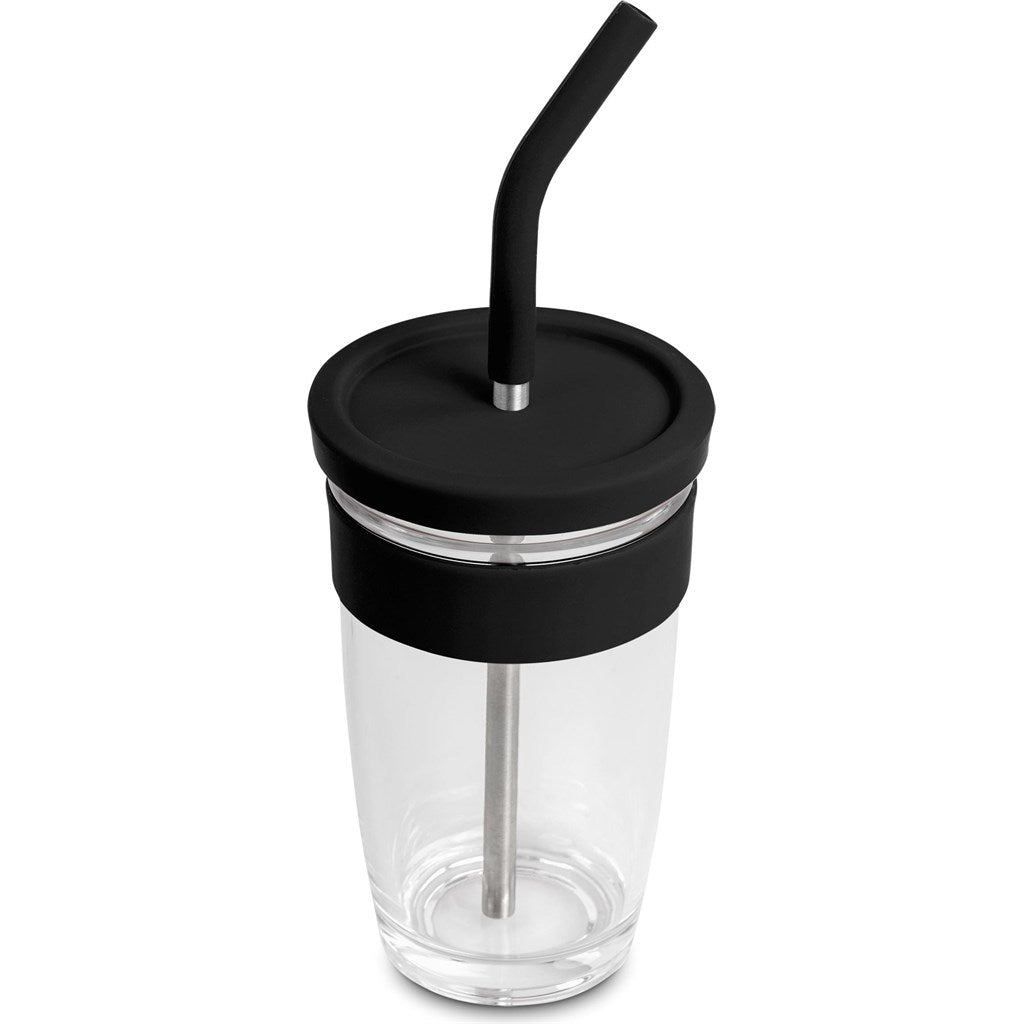 Kooshty Slurp Glass Kup & Straw - 480ML - MIRELLE Leather and Lifestyle