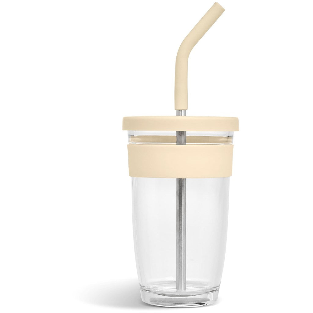 Kooshty Slurp Glass Kup & Straw - 480ML - MIRELLE Leather and Lifestyle