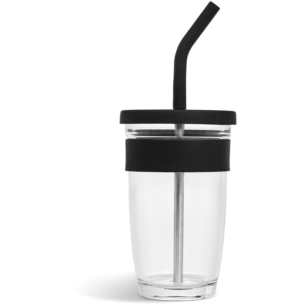 Kooshty Slurp Glass Kup & Straw - 480ML - MIRELLE Leather and Lifestyle