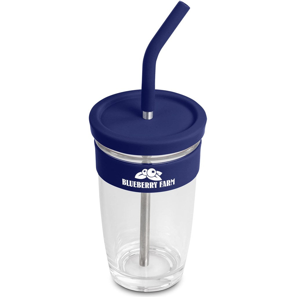 Kooshty Slurp Glass Kup & Straw - 480ML - MIRELLE Leather and Lifestyle