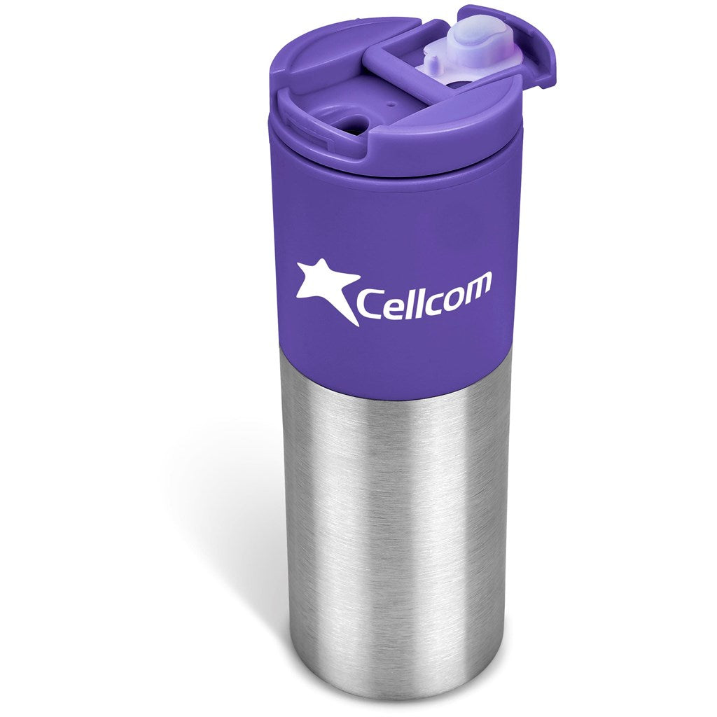 Kooshty Typhoon Stainless Steel & Plastic Double-Wall Tumbler - 450ml ZA Travel Mugs and Tumblers,Drinkware Ideas,Ideas for School,Full-Wrap UV Bottles Mirelle Leather and Lifestyle