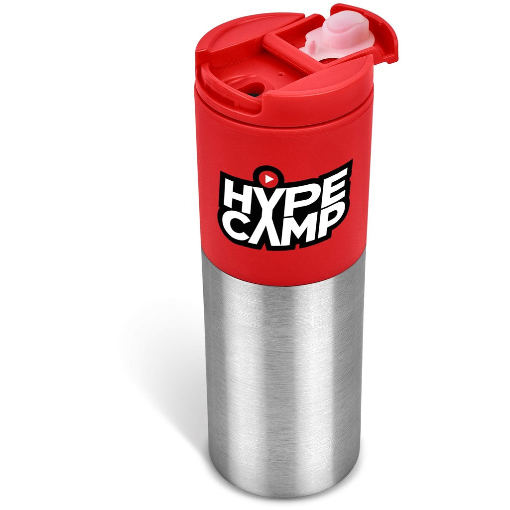 Kooshty Typhoon Stainless Steel & Plastic Double-Wall Tumbler - 450ml ZA Travel Mugs and Tumblers,Drinkware Ideas,Ideas for School,Full-Wrap UV Bottles Mirelle Leather and Lifestyle
