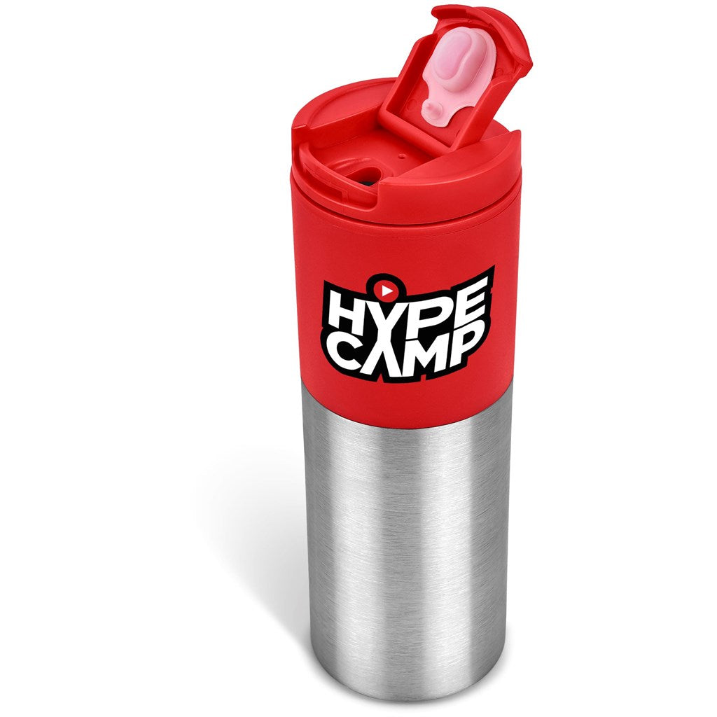 Kooshty Typhoon Stainless Steel & Plastic Double-Wall Tumbler - 450ml ZA Travel Mugs and Tumblers,Drinkware Ideas,Ideas for School,Full-Wrap UV Bottles Mirelle Leather and Lifestyle