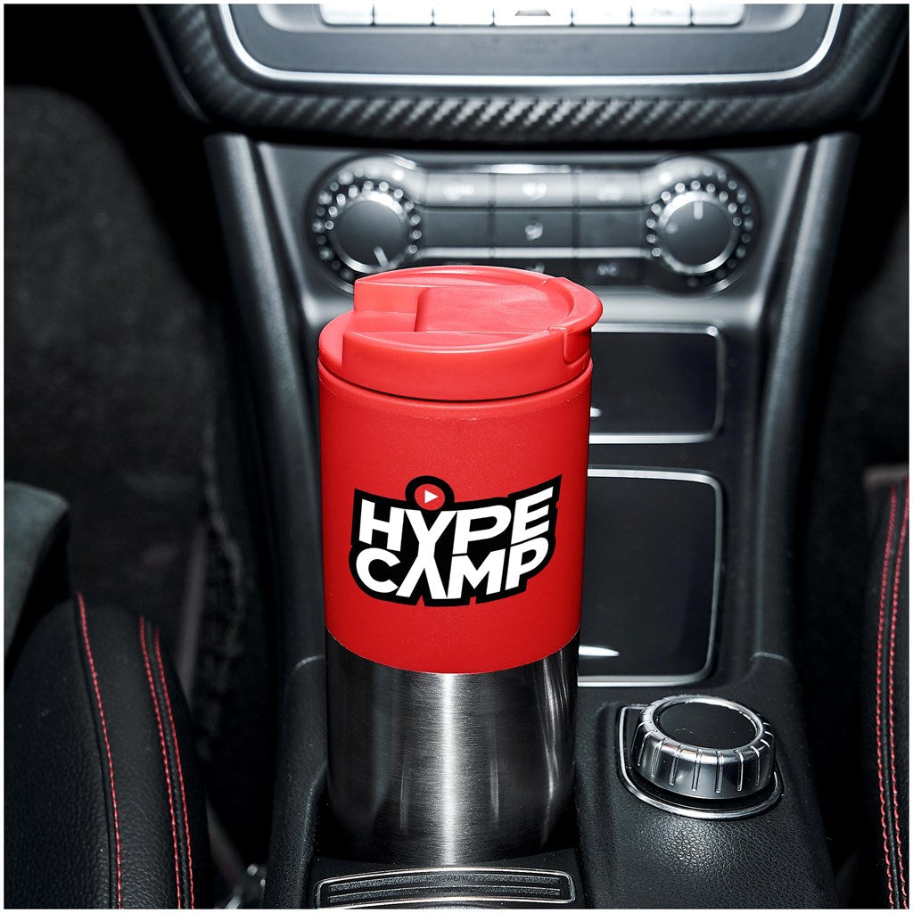 Kooshty Typhoon Stainless Steel & Plastic Double-Wall Tumbler - 450ml ZA Travel Mugs and Tumblers,Drinkware Ideas,Ideas for School,Full-Wrap UV Bottles Mirelle Leather and Lifestyle