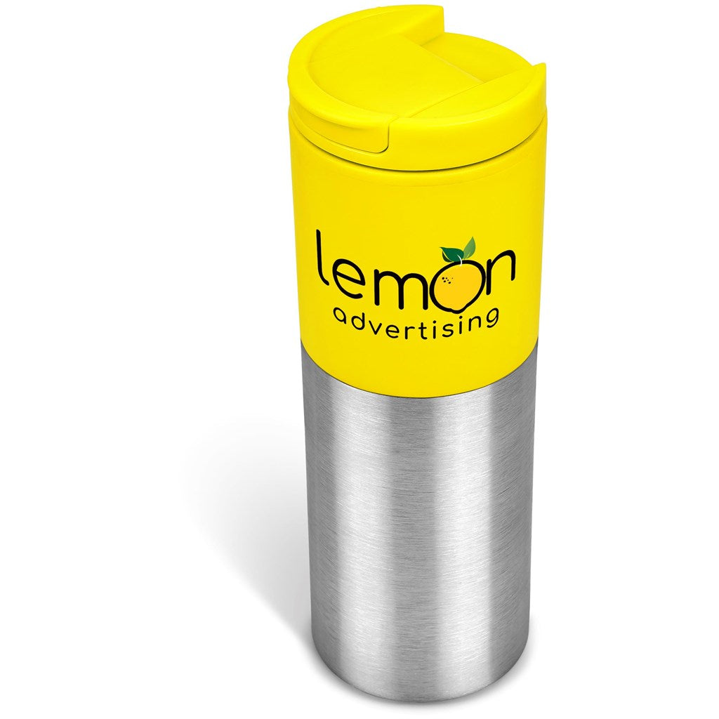 Kooshty Typhoon Stainless Steel & Plastic Double-Wall Tumbler - 450ml ZA Travel Mugs and Tumblers,Drinkware Ideas,Ideas for School,Full-Wrap UV Bottles Mirelle Leather and Lifestyle