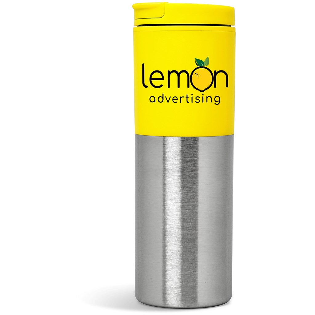 Kooshty Typhoon Stainless Steel & Plastic Double-Wall Tumbler - 450ml ZA Travel Mugs and Tumblers,Drinkware Ideas,Ideas for School,Full-Wrap UV Bottles Mirelle Leather and Lifestyle