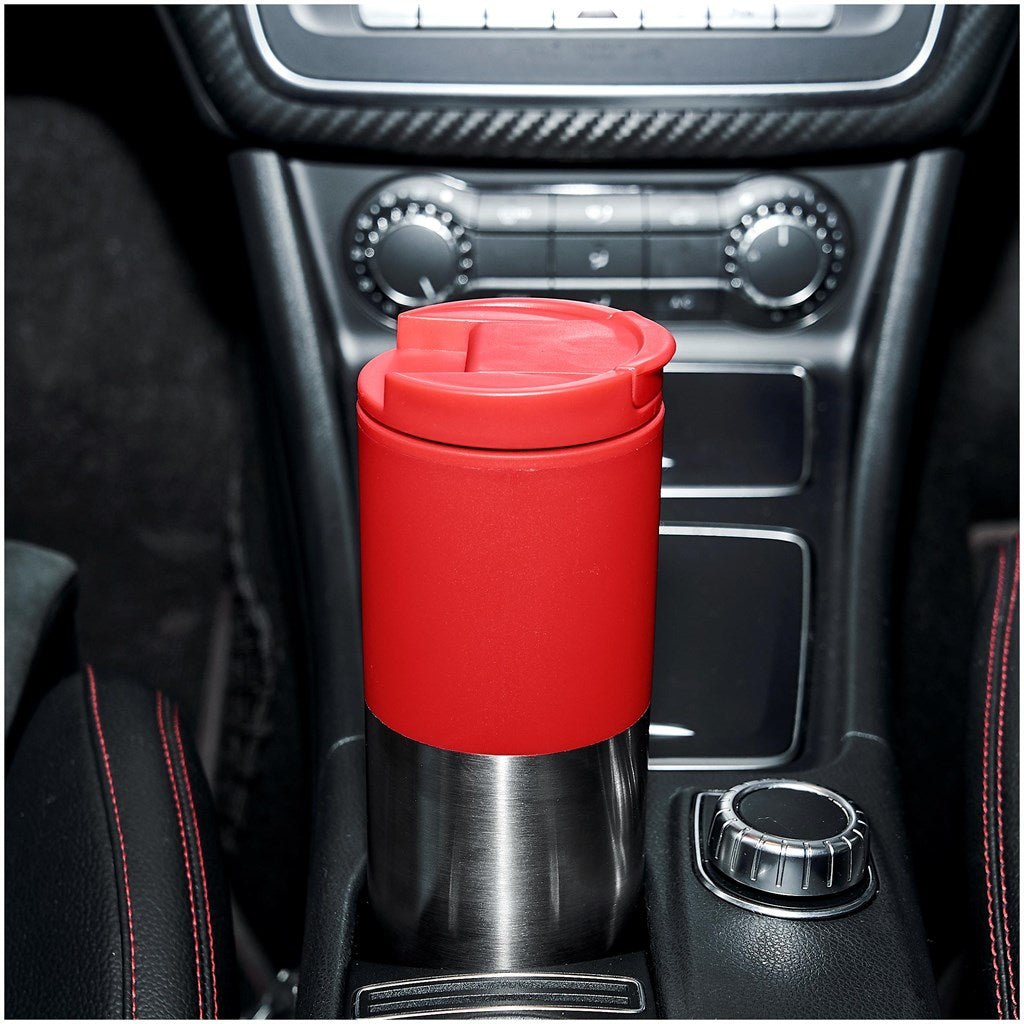 Kooshty Typhoon Stainless Steel & Plastic Double-Wall Tumbler - 450ml ZA Travel Mugs and Tumblers,Drinkware Ideas,Ideas for School,Full-Wrap UV Bottles Mirelle Leather and Lifestyle