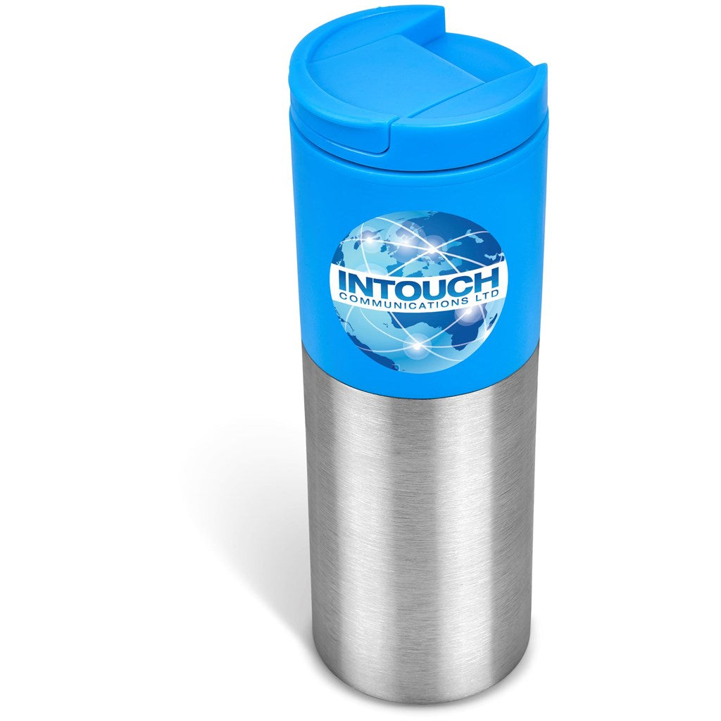 Kooshty Typhoon Stainless Steel & Plastic Double-Wall Tumbler - 450ml ZA Travel Mugs and Tumblers,Drinkware Ideas,Ideas for School,Full-Wrap UV Bottles Mirelle Leather and Lifestyle