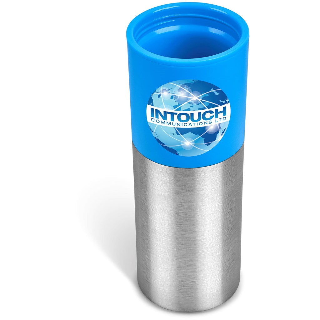 Kooshty Typhoon Stainless Steel & Plastic Double-Wall Tumbler - 450ml ZA Travel Mugs and Tumblers,Drinkware Ideas,Ideas for School,Full-Wrap UV Bottles Mirelle Leather and Lifestyle