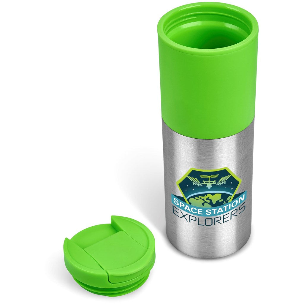 Kooshty Typhoon Stainless Steel & Plastic Double-Wall Tumbler - 450ml ZA Travel Mugs and Tumblers,Drinkware Ideas,Ideas for School,Full-Wrap UV Bottles Mirelle Leather and Lifestyle