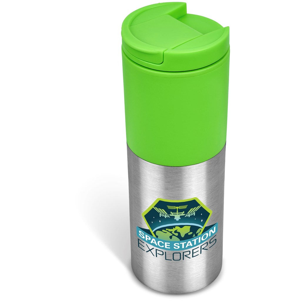 Kooshty Typhoon Stainless Steel & Plastic Double-Wall Tumbler - 450ml ZA Travel Mugs and Tumblers,Drinkware Ideas,Ideas for School,Full-Wrap UV Bottles Mirelle Leather and Lifestyle