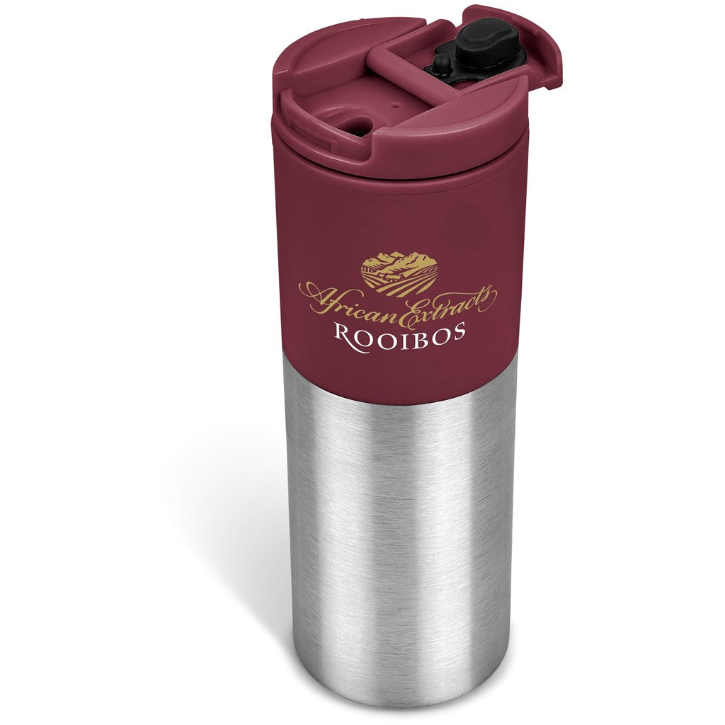Kooshty Typhoon Stainless Steel & Plastic Double-Wall Tumbler - 450ml ZA Travel Mugs and Tumblers,Drinkware Ideas,Ideas for School,Full-Wrap UV Bottles Mirelle Leather and Lifestyle