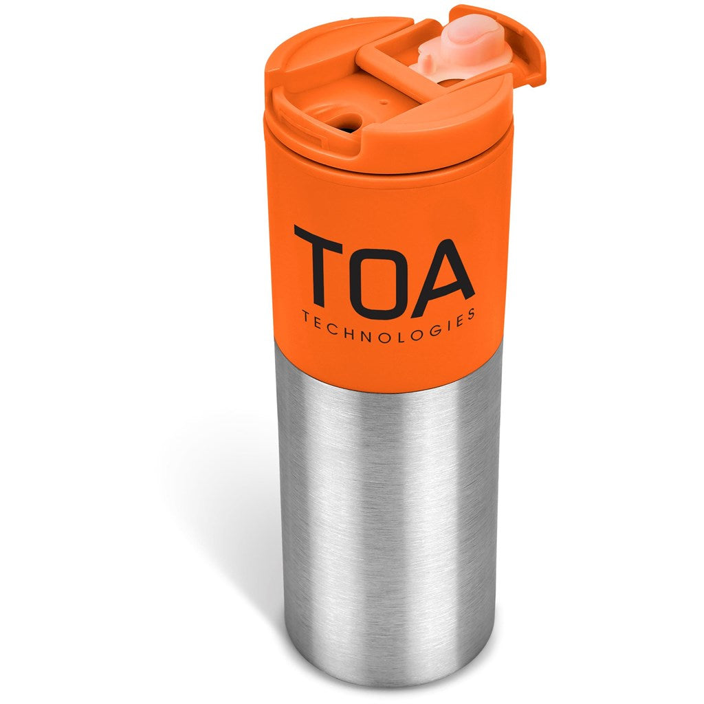 Kooshty Typhoon Stainless Steel & Plastic Double-Wall Tumbler - 450ml ZA Travel Mugs and Tumblers,Drinkware Ideas,Ideas for School,Full-Wrap UV Bottles Mirelle Leather and Lifestyle