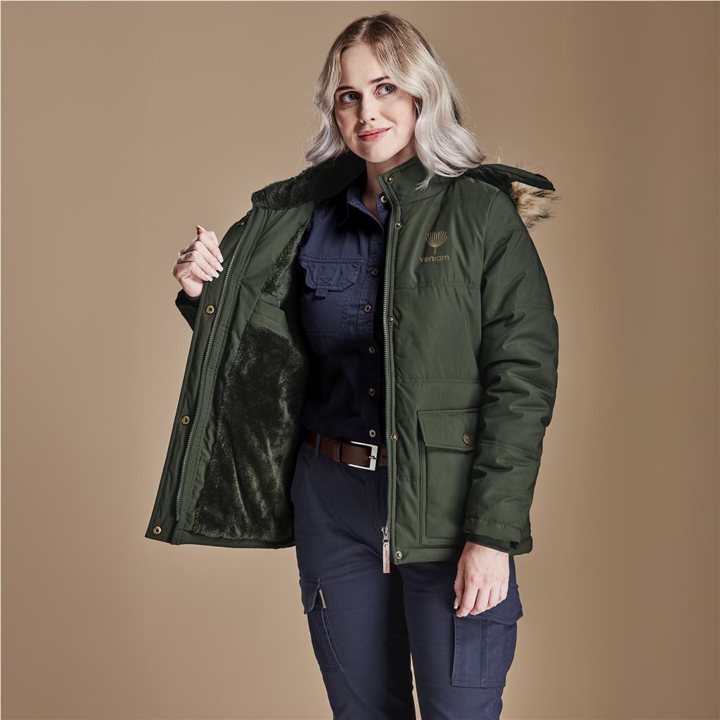 Ladies Cederberg Parka Jacket Mirelle Leather and Lifestyle