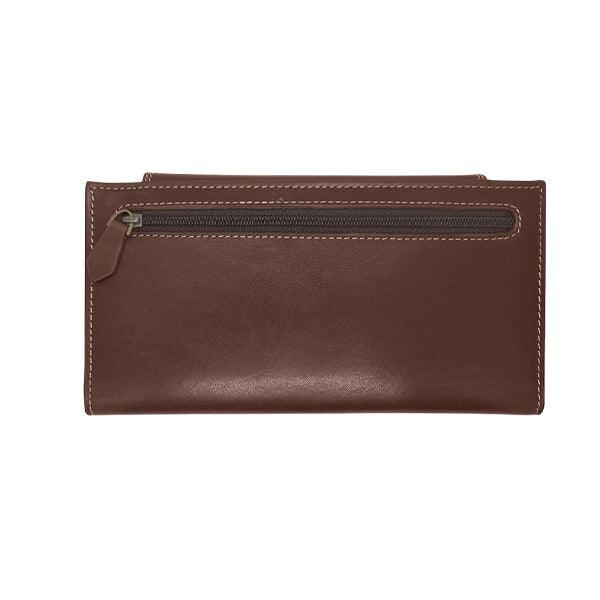 ladies-genuine-leather-purse-with-press-button-closure-brown-south-africa-mirelle-leather-and-lifestyle-4 - South Africa - Mirelle Leather and Lifestyle