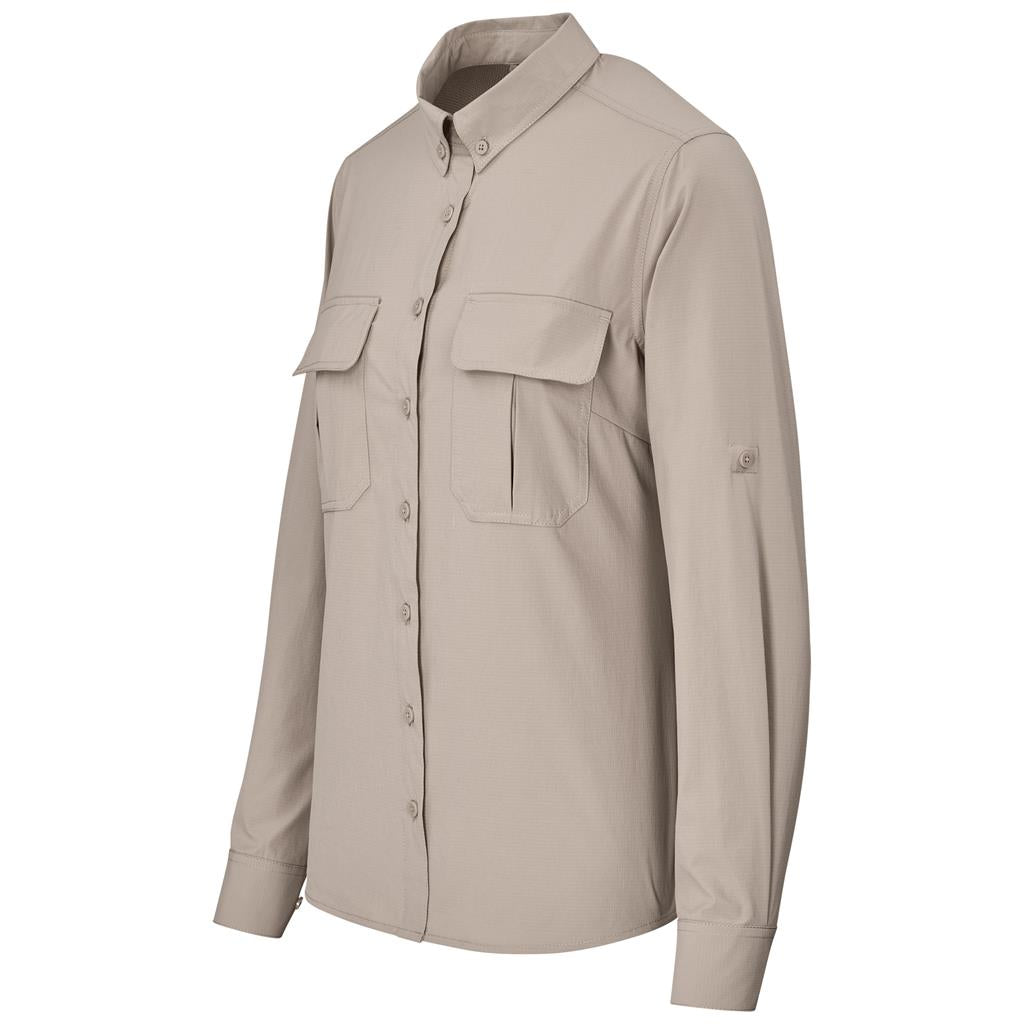 Ladies Long Sleeve Amatola Shirt - South Africa - Mirelle Leather and Lifestyle