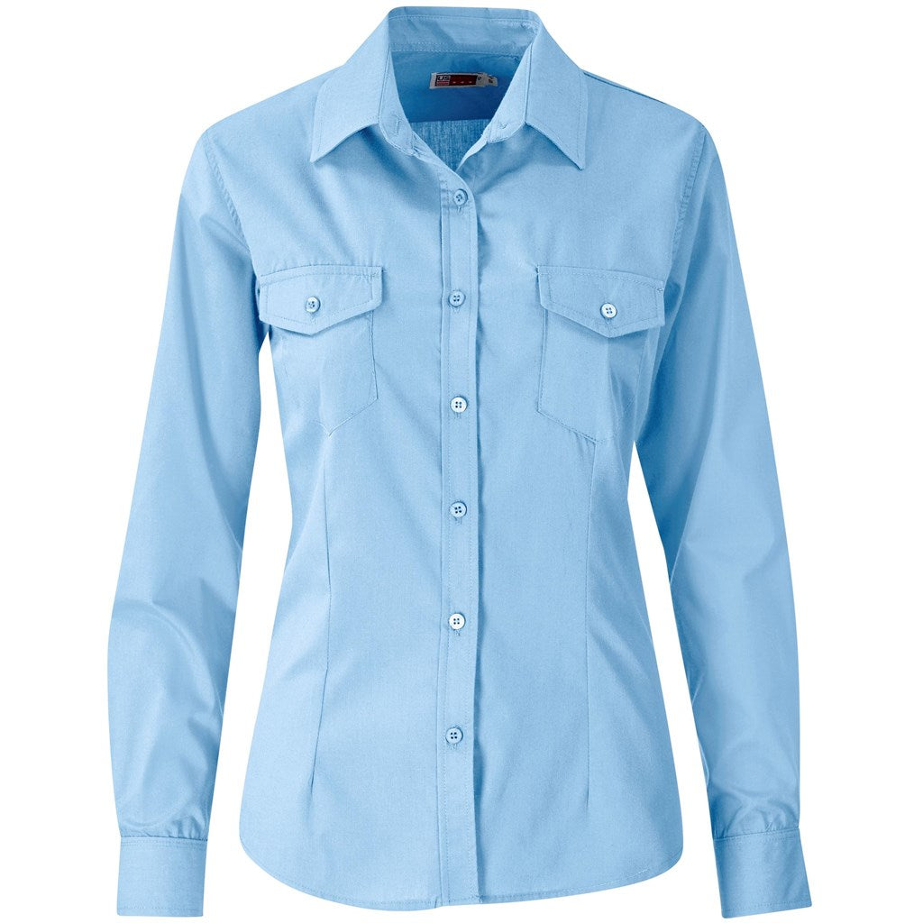 Ladies Long Sleeve Kensington Shirt - South Africa - Mirelle Leather and Lifestyle
