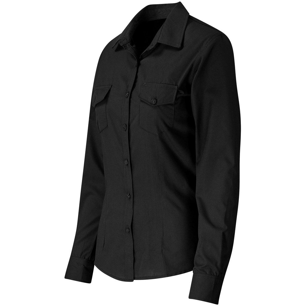 Ladies Long Sleeve Kensington Shirt - South Africa - Mirelle Leather and Lifestyle