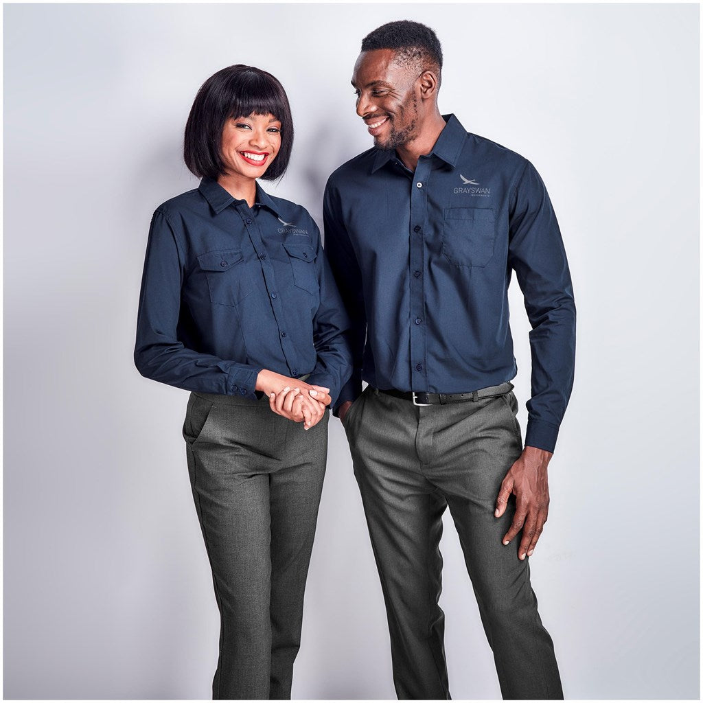 Ladies Long Sleeve Kensington Shirt - South Africa - Mirelle Leather and Lifestyle