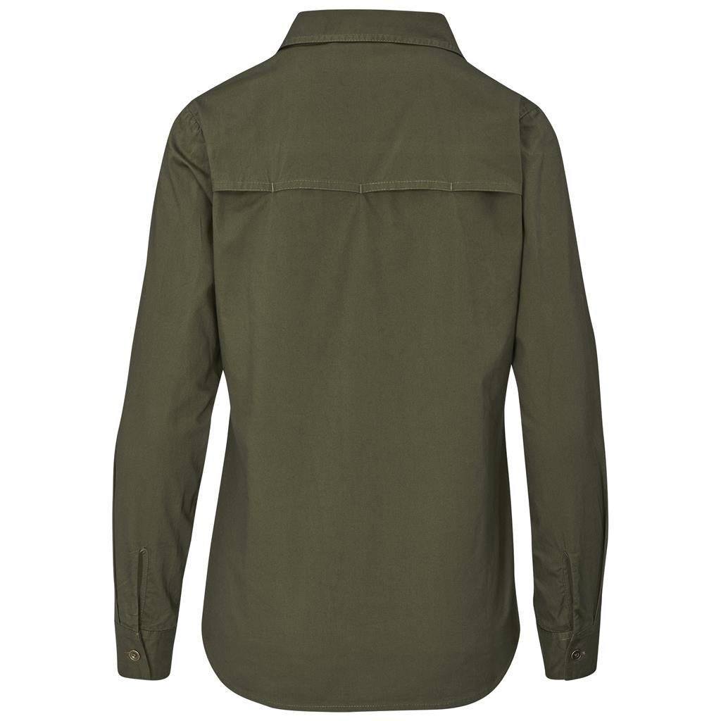 Ladies Long Sleeve Mawenzi Twill Shirt - South Africa - Mirelle Leather and Lifestyle