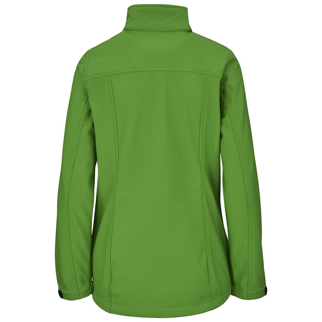 Ladies Maxson Softshell Jacket - Green Mirelle Leather and Lifestyle